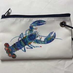 Colorful Sea Bags Lobster Print Wristlet Clutch